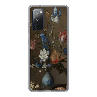 Produktbild von MuchoWow® Handyhülle Schutzhülle Hülle für Samsung Galaxy S20 FE Blumen in einer Wan-Li-Vase und Muscheln - Gemälde von Balthasar van der Ast Silikon Softcase Handy Hülle - Abdeckung