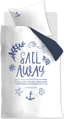 Produktbild von Rivièra Maison Bettwäsche DE RM Sail Away Blue 135x200 Blau