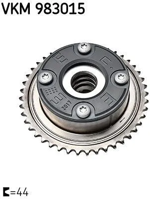 Produktbild von SKF VKM 983015 Nockenwellenversteller passend für MERCEDES-BENZ C-Klasse Limousine (W204) Einlass 44-Zähne