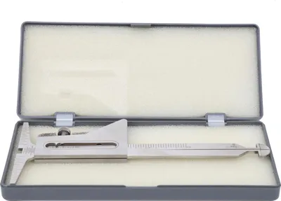 Image de Règle de mesure pour soudures Précision Acier inoxydable Outils de mesure d'écart de soudure Hi Lo