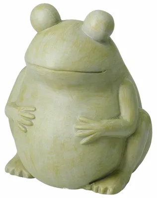 Image de HOWHOMELY | Figurine de jardin - Objet décoratif - vert - 20 cm - Décoration de jardin - Figurine de grenouille - pour le jardin