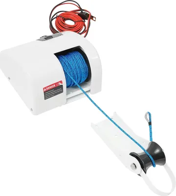Produktbild von Boot Elektrische Ankerwinde, Fernbedienung, Wasserdicht, WEISS