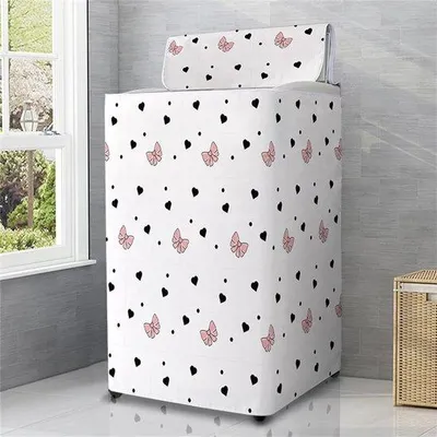 Image de Housse de protection pour lave-linge et sèche-linge (Love, XXL, 12,5 kg)