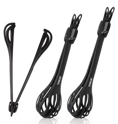 Produktbild von STONELINE® 4 in 1 Multifunktionales Schneebesen Küchenzangen Set | 3-teilig
