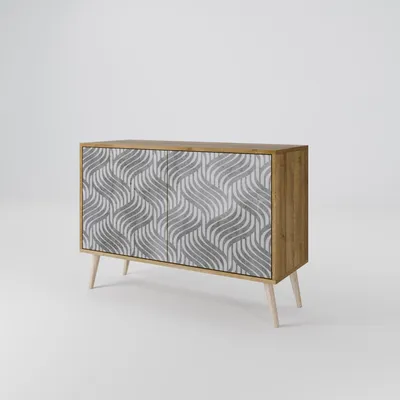 Immagine prodotto di Cassettiera Spacerebels a 2 ante - credenza cassettiera - credenza alta - mobile guardaroba - soggiorno camera da letto - 57,5×111×42 (HxLxP)