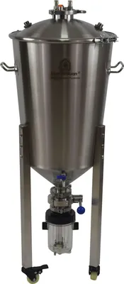 Produktbild von Edelstahl Druck Gärtank konisch - 35 Liter