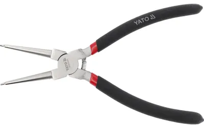 Imagen del producto de Alicate para anillos elásticos internos, recto, de 200 mm, acero Cr-V