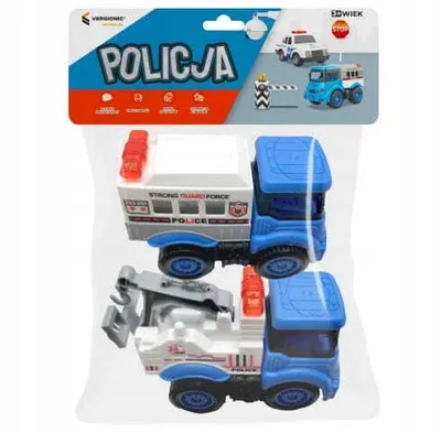 Produktbild von Spielzeug-Polizeiauto, 2er-Set