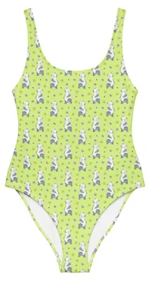 Produktbild von Mr. & Mrs. Panda Badeanzug Panda Inliner fahren Größe S - Ecru - Geschenk, Inlinern, Damen-Badeanzug, Shape-Badeanzug, Bademode, Rollschuh, Strandmode, Schwimmanzug