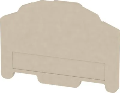 Produktbild von Weidmüller ZAP/TW7 - Endplatte - 50 Stück(e) - Wemid - Beige - -50 - 120 °C - V0