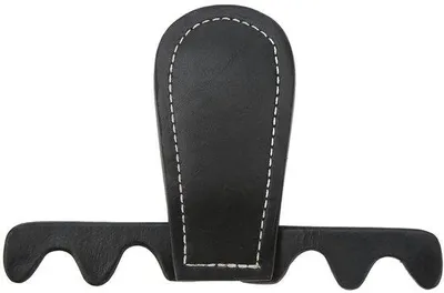 Productafbeelding van Biljartkeu-houder voor 4 stangen - Opvouwbaar - Aluminium frame - Leer - Duurzaam - Antislip - Biljartaccessoire