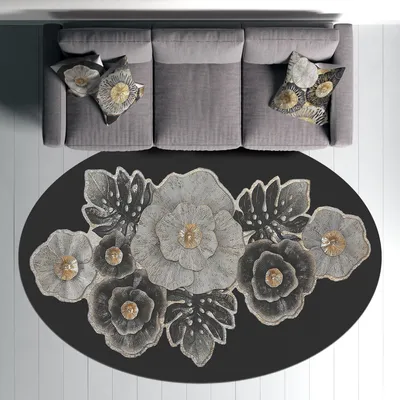 Produktbild von Conceptum Hypnose, Woopamuk343, Teppich (80 x 300), 70 % BAUMWOLLE / 30 % POLYESTER, Grau, 80 x 300 cm