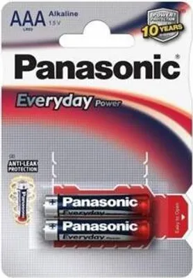 Produktbild von Panasonic Everyday Power AAA/LR03, Alkaline, 2 Stück(e)