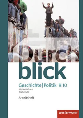Immagine prodotto di Durchblick Geschichte und Politik 9 /10. Arbeitsheft. Realschulen. Niedersachsen