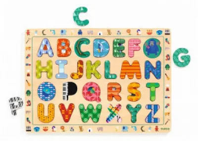 Image de Djeco - Puzzle éducatif "Alphabet international" -  100 %