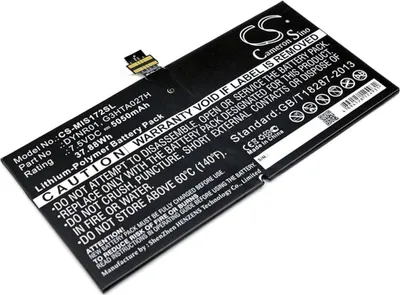 Immagine prodotto di Batteria per Microsoft Surface Pro 4, Micosoft 1724, ecc