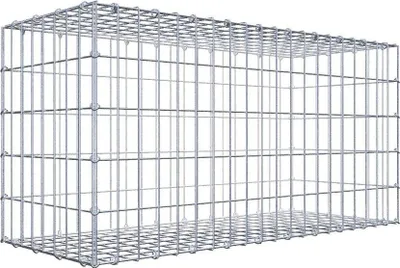 Produktbild von Gabione 100 cm x 50 cm x 40 cm (L x H x T), Maschenweite 5 cm x 10 cm, C-Ring