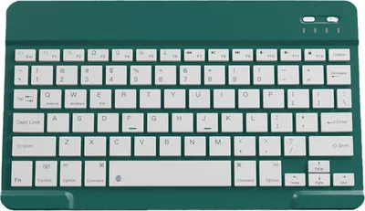 Produktbild von INF Kabellose Bluetooth-Tastatur - 10-Zoll Wiederaufladbar - Dunkelgrün