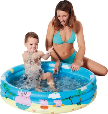 Produktbild von Peppa Pig Wutz 3-Ring Pool Kinder Planschbecken 100x23cm