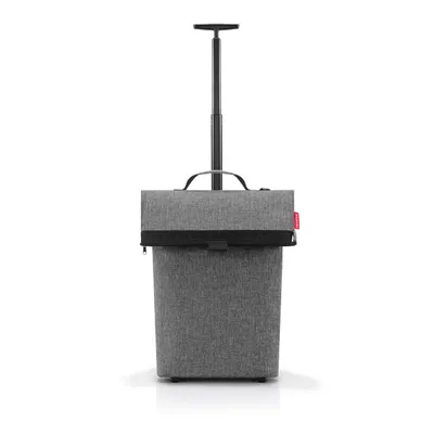 A reisenthel Einkaufstrolley M twist silver 43 Liter - Twist Silver is shown against a white background.