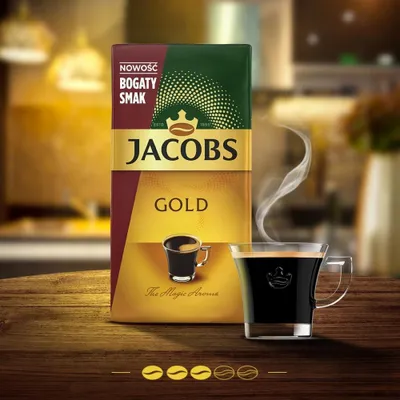 Zdjęcie produktu dla Nd39_504785 Kawa Miel Jacobs 500G Gold