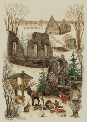 Immagine prodotto di Calendario dell'Avvento sostenibile in carta d'erba con caccia al tesoro botanica