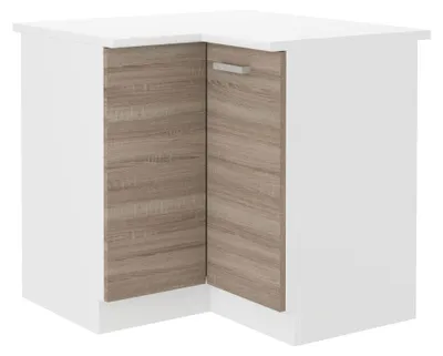 Produktbild von Küchen Eckunterschrank 89x89 cm für das Modell „Dave 240 Eiche Sonoma Trüffel“