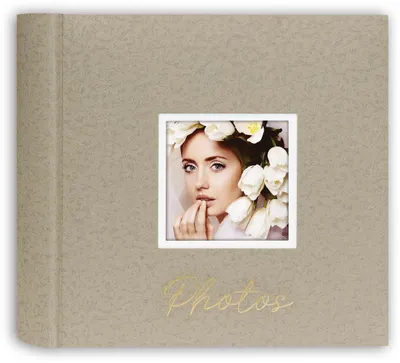 Image de Album photo ZEP, modèle Dante, couleur beige, dimensions 24x24 cm
