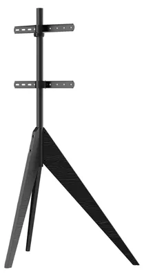 Productafbeelding van TV-vloerstandaard - Hoogte tot 140 cm - 360 graden draaibaar - Geschikt voor TV's van ongeveer 32-65 inch - Draagvermogen tot 40 kg - Maximale VESA-maat 400x400 mm - TV