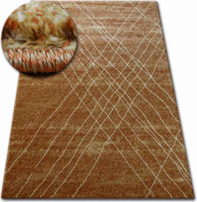 Produktbild von Teppich SHADOW 9367 rost / gold braun 140x190 cm