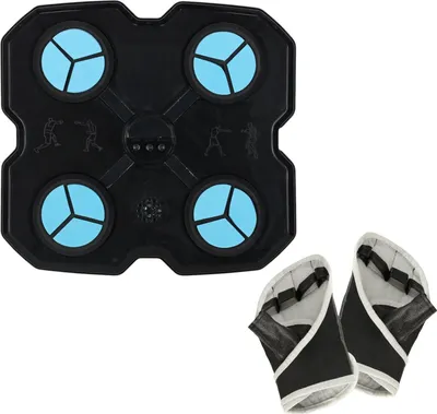 Obrázek produktu pro KIK KX3006 Elektronický boxovací nástěnný terč s rukavicemi, Bluetooth, černý
