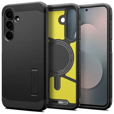 Obrázok produktu pre Spigen Tough Armor MagSafe čierny - Samsung Galaxy S25 FE (ACS10029)