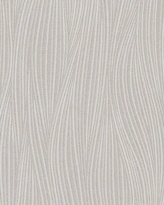 Produktbild von EDEM 82050BR56 Streifen Tapete geschwungene Linien glitzernd grau weiß 7,95 m2