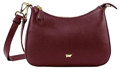 Imagen del producto de Bolso bandolera HANNA Mini Bag, color rojo, para mujer, de cuero