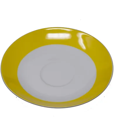 Produktbild von Kaffee-Untertasse Vario gelb 14,5 cm