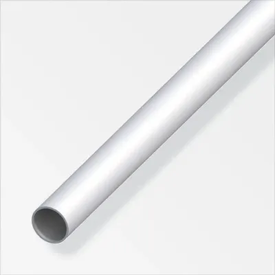 Zdjęcie produktu dla Profil rurowy okrągły z aluminium anodowanego 12 mm 1 m ALFER ALUMINIUM