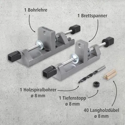 Obrázek produktu pro Wolfcraft Univerzální kolíkovací set Wolfcraft 3750000