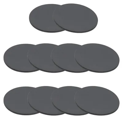 Produktbild von 10 Gummiringe, 70 mm x 3 mm, runde Gummibuchsen, Gummidichtung, Flachdichtung, Dichtpads, schwarz
