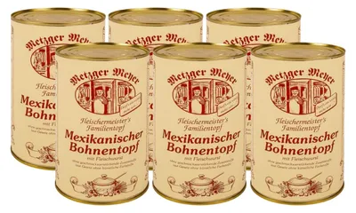 Produktbild von Metzger Meyer Mex Bohneneintopf (6x 1.2 liter)