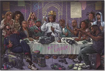 Obrázok produktu pre Hip Hop Posledná večera Plagát 61x91,5 cm