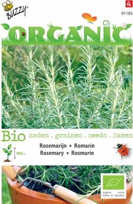 Immagine prodotto di Buzzy Rosmarino biologico - Semi biologici - Circa 0,1 gr | Buzzy_91185