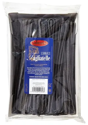 Produktbild von Culinaria Schwarze Tagliatelle Nudeln aus Hartweizengriess 500g