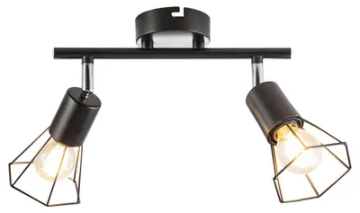 Produktbild von GLOBO 81080208, Schwarz, Metall, IP20, I, E14, 40 W