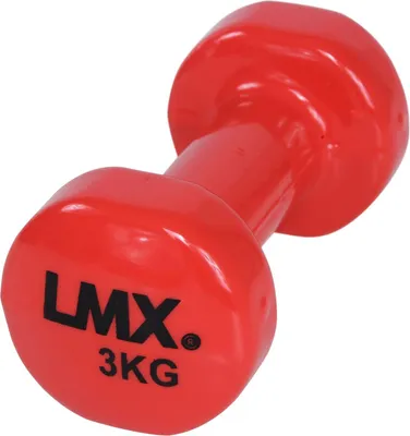 Produktbild von Lifemaxx Vinyl Kurzhantelset 2x3 kg Rot
