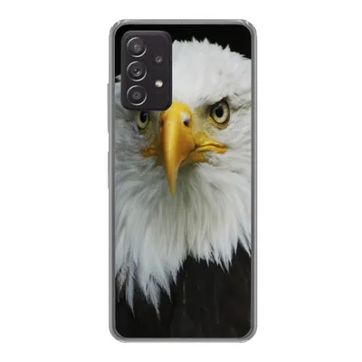 Produktbild von MuchoWow® Handyhülle Schutzhülle Hülle für Samsung Galaxy A53 5G Adler - Schwarz - Weiß Silikon Softcase Handy Hülle - Schutzabdeckung