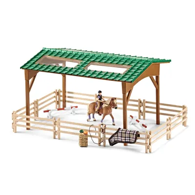 Image de Schleich - Figurines d'animaux, manège ; 42189