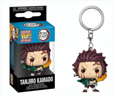 Produktbild von Demon Slayer - Tanjiro Kamado Schlüsselanhänger Funko Pocket POP! Keychain