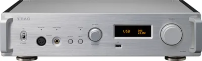 Produktbild von TEAC UD-701N, Silber, 110 dB, 5 - 80000 Hz, 50 Ohm, 150 - 188 Ohm, Tasten, Drehregler