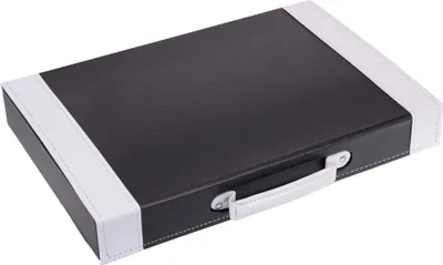 Produktbild von GRÄWE Koffer schwarz/weiß leer für 30-tlg. Besteck