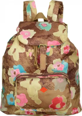 Immagine prodotto di Oilily Etch Flowers Zaino classico pieghevole Brownie